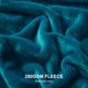 thumbnail image 2 of Manta de Felpa Hansleep para Cama Individual Color Verde Azulado 152x203 cm Suave y Acogedora, 2 of 9