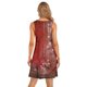 thumbnail image 4 of WILLBEST Vestido Floreado Para Mujer, Vestido Playero Elegante De Verano De Color Liso, Largo Medio, Cuello Redondo, Sin Mangas, 4 of 4