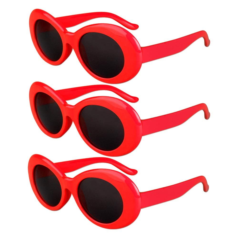 black and red clout goggles