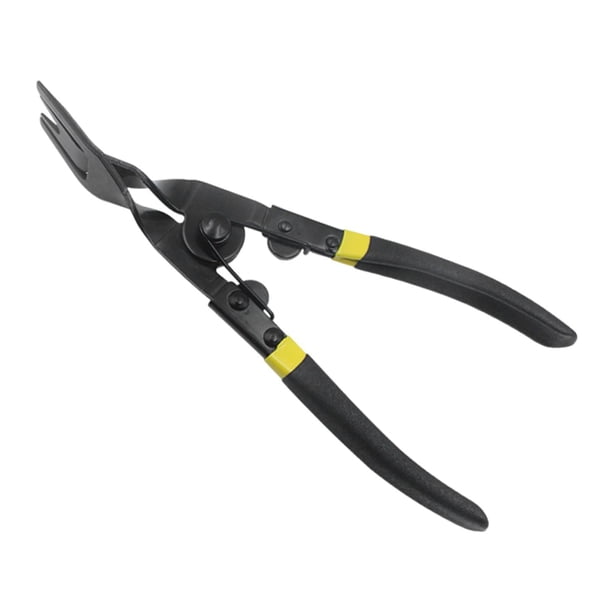 Herramienta universal para quitar clips de sujeción de automóviles, removedor de remaches de molduras, herramientas automotrices para Negro Amarillo