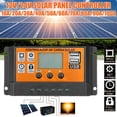 thumbnail image 2 of Solar Controller 0-100A 12V/24V Dual USB LCD Solar Panel Charging Orange Controller ,Portable, 2 of 5