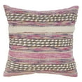 thumbnail image 6 of LR Home Chindi Cotton Blend Pillow Set of 2 in Pink/Ivory, 18" x 18", 6 of 7