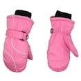 thumbnail image 2 of 1 par de guantes de esquí para niños y niñas, guantes cálidos de invierno, guantes impermeables para exteriores, 2 of 7