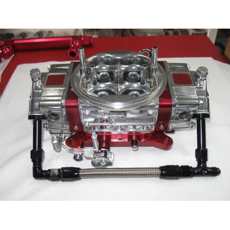 YIUIY AN8 Braided Dual Feed Carb Fuel Line for 4150 Holley Carburetor Double Pump New