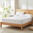thumbnail image 2 of Yalamila Twin Size Waterproof Mattress Pad, 8-21" Deep Pocket, White Quilted Fitted Topper Protector, Anti-Slip Ultra Soft Breathable Noiseless Washable, 2 of 9