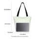 thumbnail image 3 of Balery Pistachio Green Checkboard Bolsa de Hombro con Diseño, Bolsa Grande y Duradera, Bolsa Versátil para Compras, 3 of 6