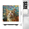 thumbnail image 2 of Bathroom Scale, Highly Accurate Digital Body Scale,Precisely Measures Weight up to 400 lbs-Orange And White Cat Surrounded By Butterflies, 2 of 4