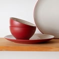 thumbnail image 5 of Noritake Colorwave Raspberry 12-Piece Coupe Dinnerware Set, Service for 4, 5 of 7