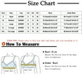 thumbnail image 3 of YWDJ Comfy Bras for Womens Back Closures Sleep Bras No Wires Comfy Bras Wide Strap Full Coverage Push up Wrap Lounge Bras Padded Comfort Bras Comfortable Bras Gray L, 3 of 3