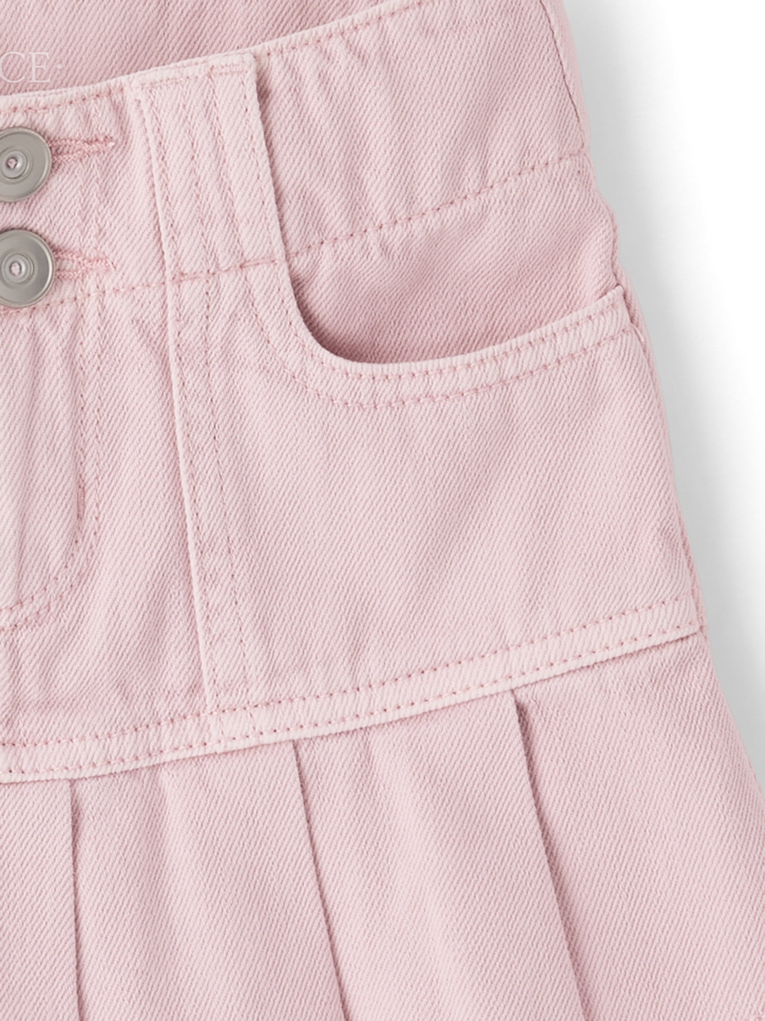 The Children's Place Girls Garment Dyed Pleated Denim Skort, Sizes 4-16