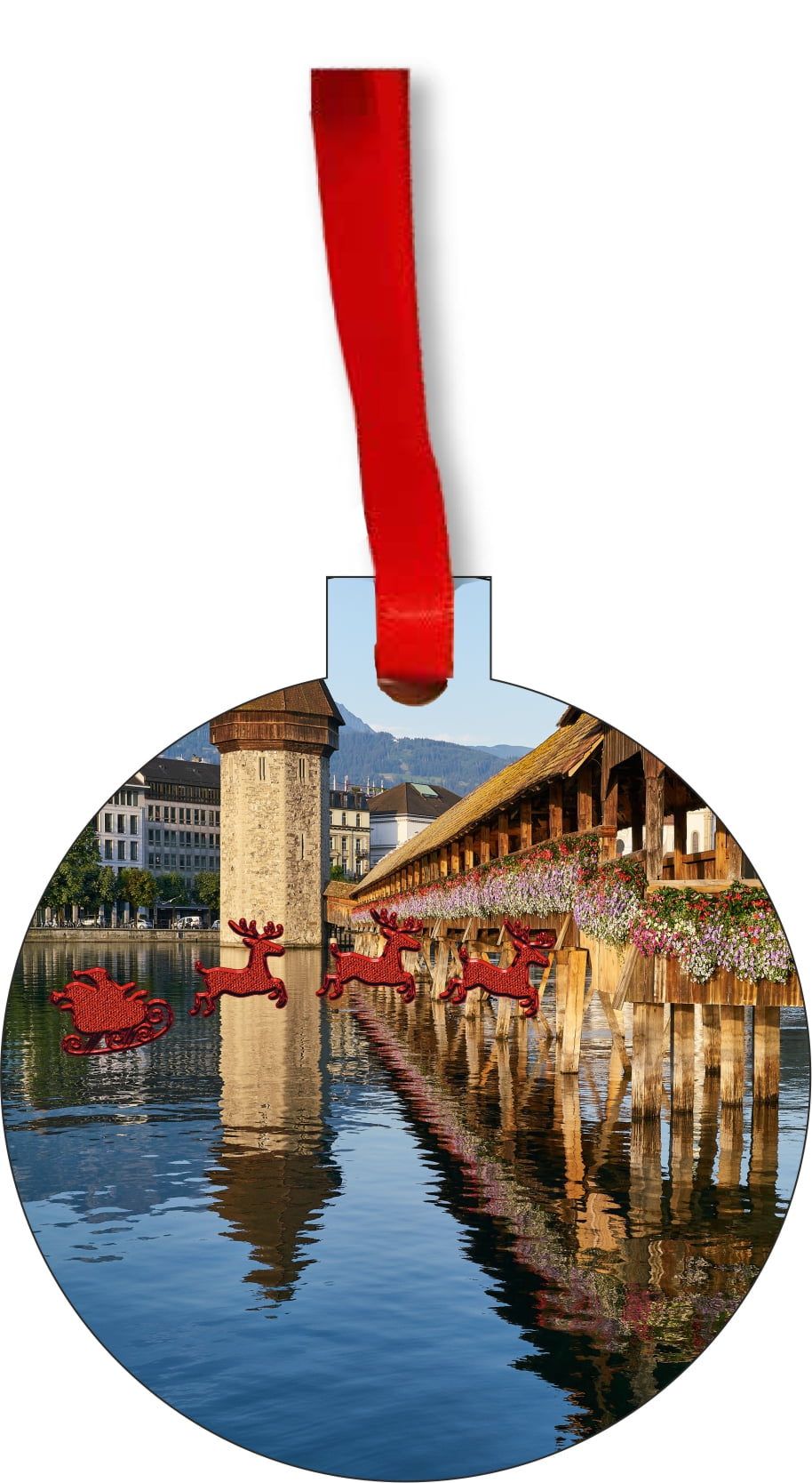 Switzerland Christmas Ornament Swiss Christmas Ornament Lucerne