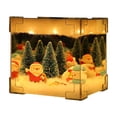 thumbnail image 2 of Fiudx Luz de Noche Navideña, Diseño de Muñeco de Nieve Anciano, Decoración Festiva de Mesa, Ambiente Acogedor, Idea de Regalo Navideño, Material de Pvc Multicolor, Tamaño 12 X 12 X 12 Cm, 2 of 6