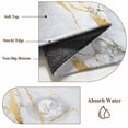 thumbnail image 6 of Marble White Gold Runner Rug 2x6 FT, Non Slip Hallway Rugs, Modern Marbles Geometric Washable Soft Floor Carpet Non-Shedding Throw Runner Carpet Long Rug for Entryway Kitchen Bedside Sliding Door, 6 of 8