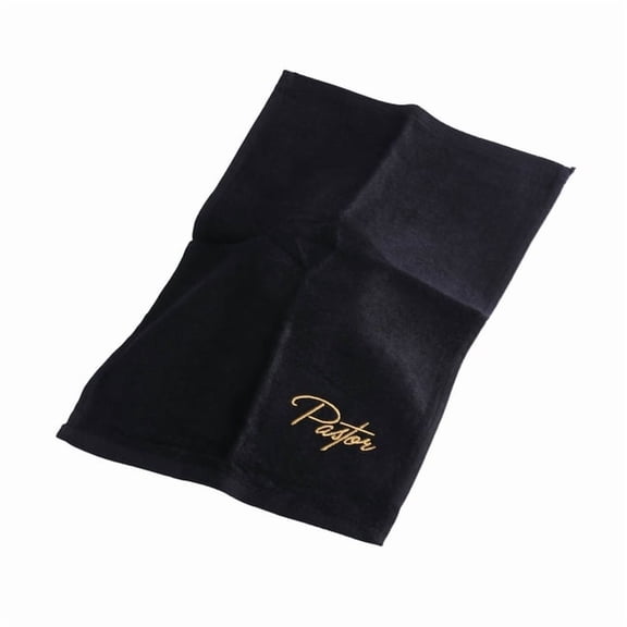 Pastor Towel Pastor Black Cotton, (Hardcover)