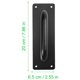 thumbnail image 2 of NUOLUX 1Ud Manija Para Puerta De Acero Inoxidable Con Ergonómico Y Durable, 2 of 8
