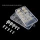 thumbnail image 5 of 100 piezas de uñas postizas artificiales WEIHJMXG cobertura completa cuadradas, 5 of 5