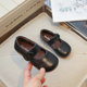 thumbnail image 4 of Zapatos de cuero para niños de estilo coreano, nuevos zapatos individuales para primavera y otoño para mujer, fondo suave poco profundo a la moda para bebés, 4 of 5