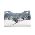 thumbnail image 2 of Honeii Watercolor Winter Landscape For Christmas for Tissue Box Cover/Holder - Covers Rectangular Shaped Boxes with a Contemporary Finish - Designed with Modern PVC Leather, 2 of 7