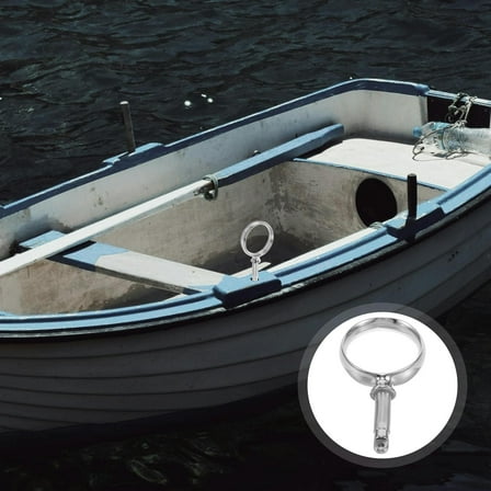 HOMEMAXS Stainless Steel Oarlock Socket Shaft Rowlocks Oarlock Side Mount Paddle Holder Boat Rowlocks Socket Bracket For Marine Row Boat Water Rafts Kayak