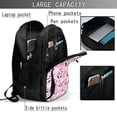 thumbnail image 4 of Balery Funny Panda Draws A Heart Mochila con carga USB para hombre y mujer - Mochila impermeable y antirrobo para laptop con puerto USB para viajes, trabajo, 4 of 7