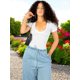 thumbnail image 4 of Player Mujer Texturizada Casual Stretch Blusa Dama Top, 4 of 5