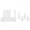 thumbnail image 3 of Aquarium Tube Clip, With 4pcs Screw Aquarium Pipe Clip, Transparent For Pet Store Fish, 3 of 8