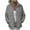 Gray, variant on Women's Diamond Pattern Quilted Jacket Lightweight Button Up Casual Cardigan Padded Coat with Side Pockets