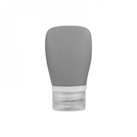 Portable Silicone Dispensing Bottle,Home Travel Kit Facial Cleanser Cosmetic Lotion Storage Bottles Transparent