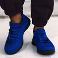 thumbnail image 5 of Pimfylm Girl Toddler Shoes Kids Shoes for Boys Girls Running Tennis Slip On Shoes Athletic Walking Sneakers Blue,Size for US 12, 5 of 9