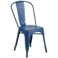 thumbnail image 1 of Distressed Copper Metal Indoor-Outdoor Stackable Chair, 1 of 9