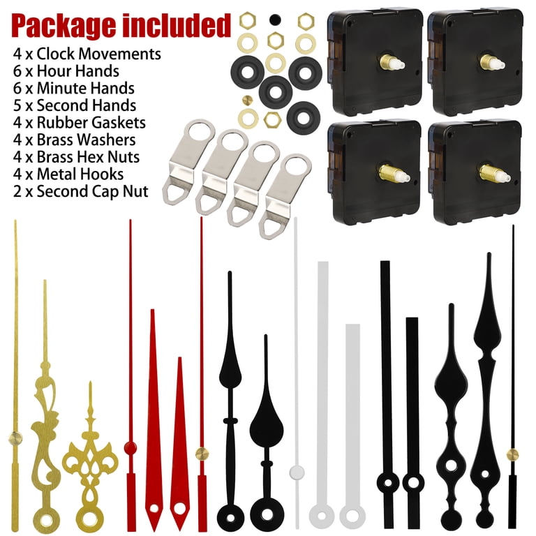 Clock Hands Silence Quartz Clock Movement, Silent Clock Mechanism ...