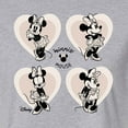 thumbnail image 3 of Disney - Mickey & Friends - Minnie Mouse Hearts You - Juniors Cropped Cotton Blend T-Shirt, 3 of 5
