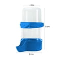 thumbnail image 6 of Leodye 1PCS Plastic Bird Water Feeder and Drinker Set Automatic Water Dispenser for Parrots and Small Bird Cage -4.3×5.8×2.5in, 6 of 7