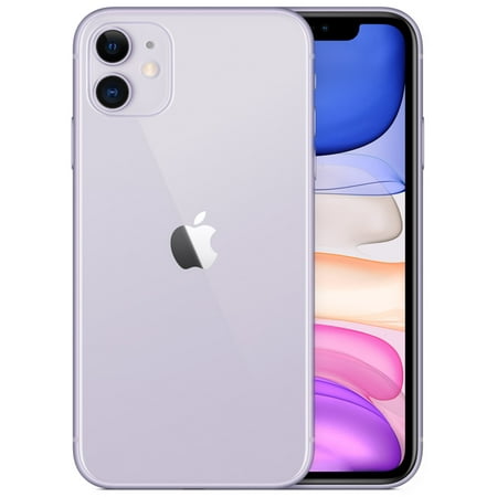 Pre-Owned Apple iPhone 11 256GB Verizon GSM Unlocked T-Mobile AT&T LTE Smartphone Purple (Refurbished: Good)