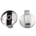 thumbnail image 1 of 2PCS Rotary Switches Round Knob Stove Burner Oven Kitchen oven kitchen handles Parts Handles Metal Fire Switch Button, 6mm, Type 1, 1 of 8