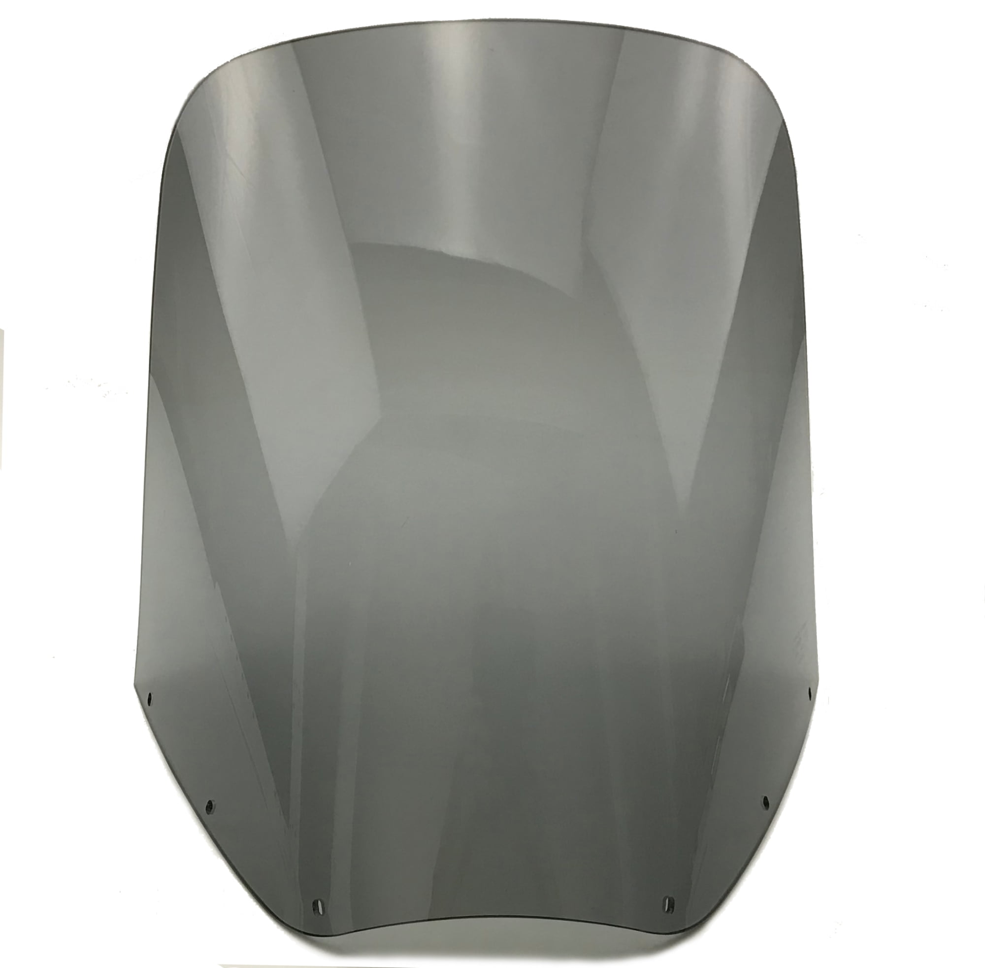 Memphis Shades 15" Dark Smoke Windshield For Road King - Lucite Plastic, OEM Fit, Machined Holes With Nylon Inserts