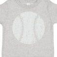 thumbnail image 4 of Inktastic Distressed Baseball in White Boys or Girls Toddler T-Shirt, 4 of 5
