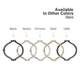 thumbnail image 5 of Utopia Alley Shower Rings, Shower Curtain Rings for Bathroom, Rustproof Zinc Shower Curtain Hooks Rings, Set of 12, Gold, 5 of 10