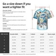 thumbnail image 5 of Disketp Hawaiian Shirts For Men,World Travel Print Mens Casual Short Sleeve Button Down Shirts Beach Shirt, 5 of 7