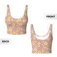 thumbnail image 5 of Lsque Cute Bee Printed Women'S Sports Bra, Compression, Moisture Wicking, High-Impact Sports Bra For Women,Supportive sports bra-Medium, 5 of 9