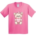 thumbnail image 3 of Inktastic Cute Teddy Bear with Heart Love Youth T-Shirt, 3 of 5