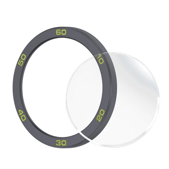 CMF Watch Pro 2 Metal Bezel Protector with Tempered Glass Screen Cover
