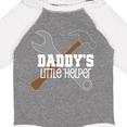 thumbnail image 4 of Inktastic Daddy's Little Helper Tool Set Boys Long Sleeve Baby Bodysuit, 4 of 5