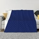thumbnail image 1 of Balery Navy Blue Manta de Franela con Dibujo, Lujo Ultra Suave y Cálido, Antipelusa y Resistente a las Arrugas para Cama, Sofá, Camping -80"x60", 1 of 6