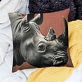 thumbnail image 2 of BANET  Throw Pillow Covers,Black and White Highly Alerted Pillowcase Home Decor for Sofa Bed Living Room 12x12in, 2 of 5