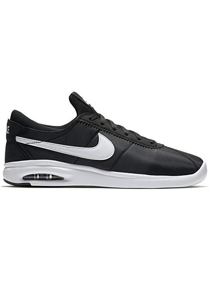 Nike Max Bruin Vapor TXT Skate Shoe, Black/White-Black, - Walmart.com