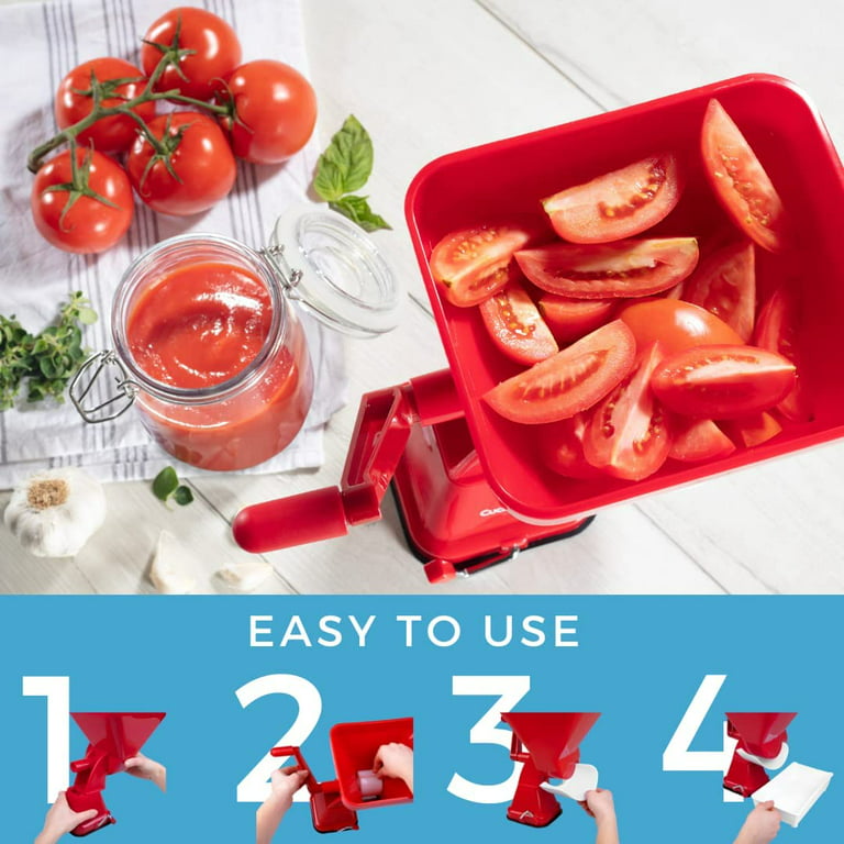 potow Make Fresh Sauces with Our Stainless Steel Electric Tomato Press &  Strainer Machine - Perfect for Fruits and Vegetables