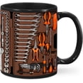thumbnail image 1 of Taza de café con diseño de caja de herramientas, cerámica, 350 ml, con mango negro, 1 of 2