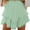 Mint Green, variant on WCMZJ Flowy Shorts for Women Casual Boho Ruffle Tiered Skorts High Waist Mini Skirts Golf Tennis Crochet Shorts Khaki M