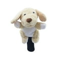 thumbnail image 4 of Vsenkes Puppy Golf Headcover for Fairway Wood, Practical Funny Golf Head Cover White and Yellow, 4 of 9